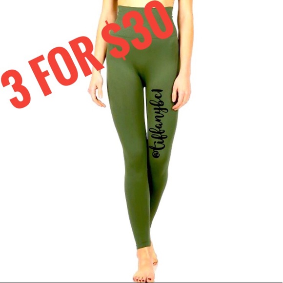 Pants - Tummy Control Slimming High Waisted Leggings